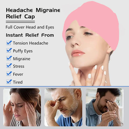 Therapy Headpack Migraine Relief Cap Gel Ice Cap Cold Pack Head Pack Cooling Cold Face Pack Cold Face